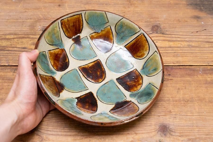 深貝工房　6寸鉢と5寸皿のセット 深貝工房 - Vada antiques