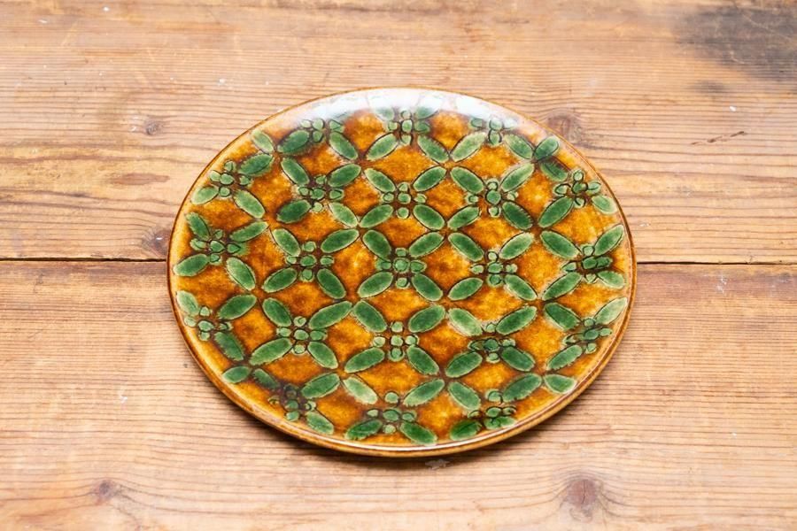 益子焼　岡本芳久さん　大皿 岡本芳久 益子焼 新着 陶器 東京世田谷区 うつわのわ田