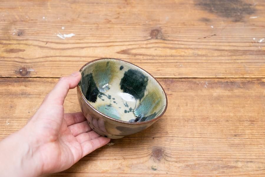 深貝工房　7寸リム皿　2枚セット　やちむん 深貝工房 7寸リム皿 2枚セット やちむん やちむん 食器 皿 7寸