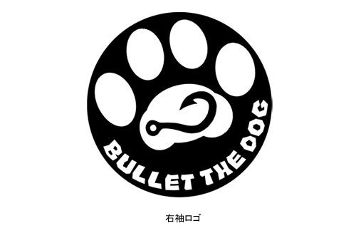 BULLET THE DOG フィッシング長袖Tシャツ / カートゥーン風のイラストで釣りをする犬をデザイン、5種類から選べる!