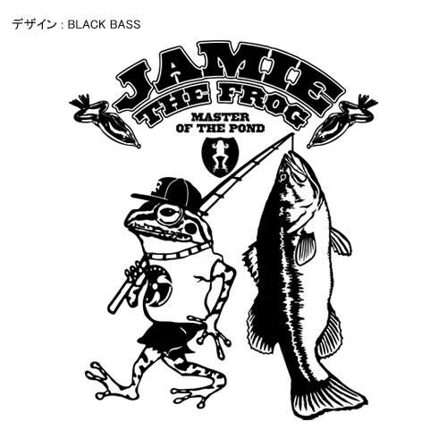 Jamie The Frog バスフィッシングtシャツ Jamie The Frog バスフィッシングtシャツ