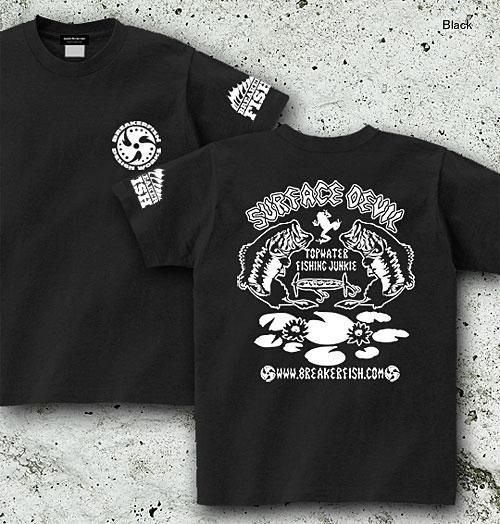 Surface Devil バスフィッシングtシャツ Surface Devil バスフィッシングtシャツ