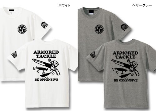 ARMORED TACKLE バスフィッシングTシャツ / バスフィッシングの世界を、アウトローなイメージでデザイン!