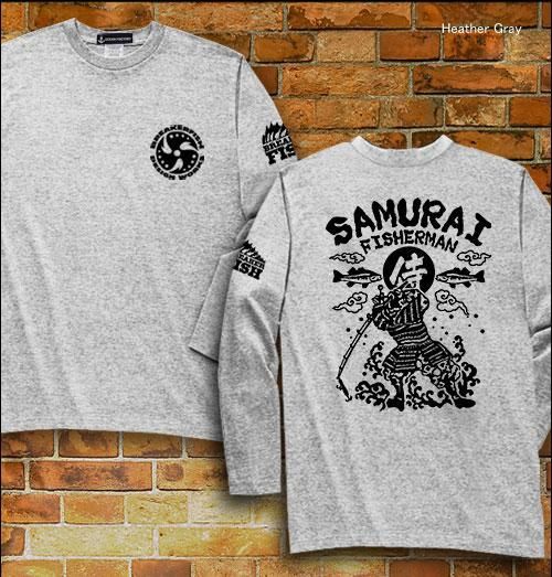 Samurai Fisherman バスフィッシング長袖tシャツ Samurai Fisherman バスフィッシング長袖tシャツ