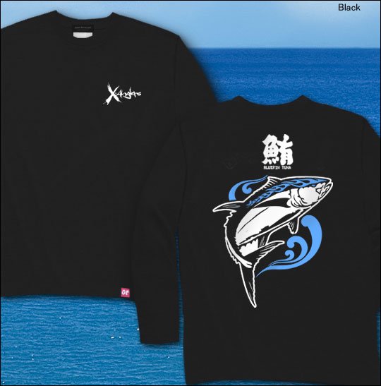 X-ANGLERS ver.3 フィッシング長袖Tシャツ / スタイリッシュなファイヤーパターンで人気魚種をデザインしたシリーズ3代目。10種類から選べる!