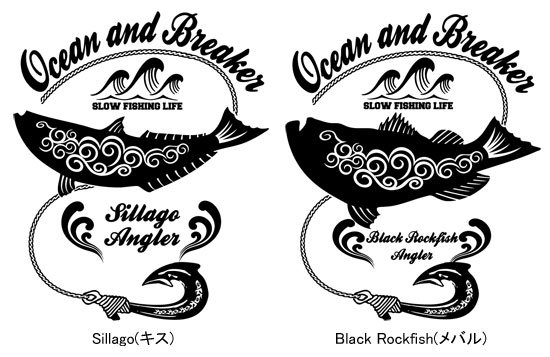  Ocean and Breaker フィッシング ポロシャツ / 南国調のテイストでデザイン、人気の18魚種から選べる!!