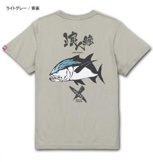 <img class='new_mark_img1' src='https://img.shop-pro.jp/img/new/icons1.gif' style='border:none;display:inline;margin:0px;padding:0px;width:auto;' />X-ANGLERS GR 浪人鯵 フィッシングTシャツ / 筆文字、ロウニンアジ、ファイヤーパターンを組み合わせたスタイリッシュデザイン
