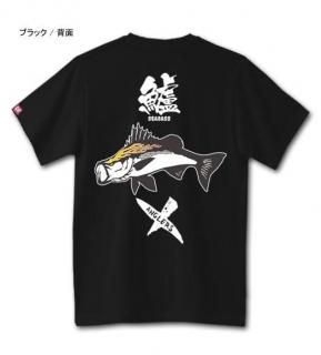<img class='new_mark_img1' src='https://img.shop-pro.jp/img/new/icons1.gif' style='border:none;display:inline;margin:0px;padding:0px;width:auto;' />X-ANGLERS GR 鱸 フィッシングTシャツ / 筆文字、シーバス、ファイヤーパターンを組み合わせたスタイリッシュデザイン