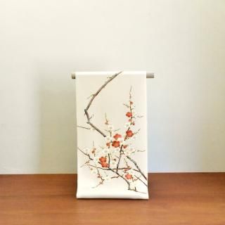 美品‼️染め名古屋帯／紅梅白梅 京都小阪制作 染名古屋帯「琳派 紅白梅」 - きものサロン逸美