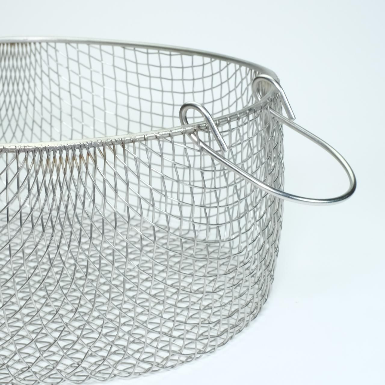 鳥井金網工芸 ステンレス製 丸カゴ（直径18cm） : 京都アンテナ