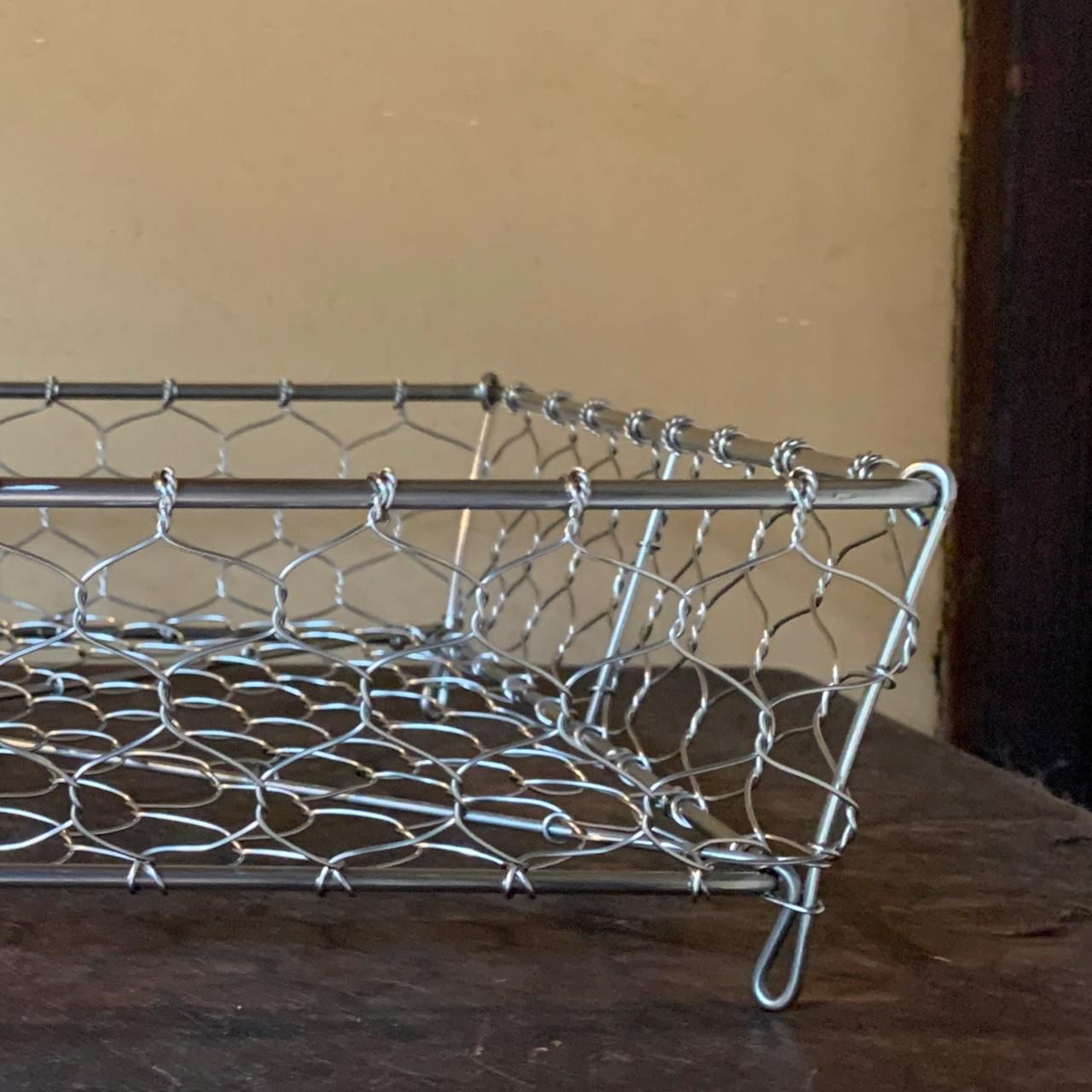 鳥井金網工芸 | ステンレス製 手編み万能かご - 京都アンテナショップ