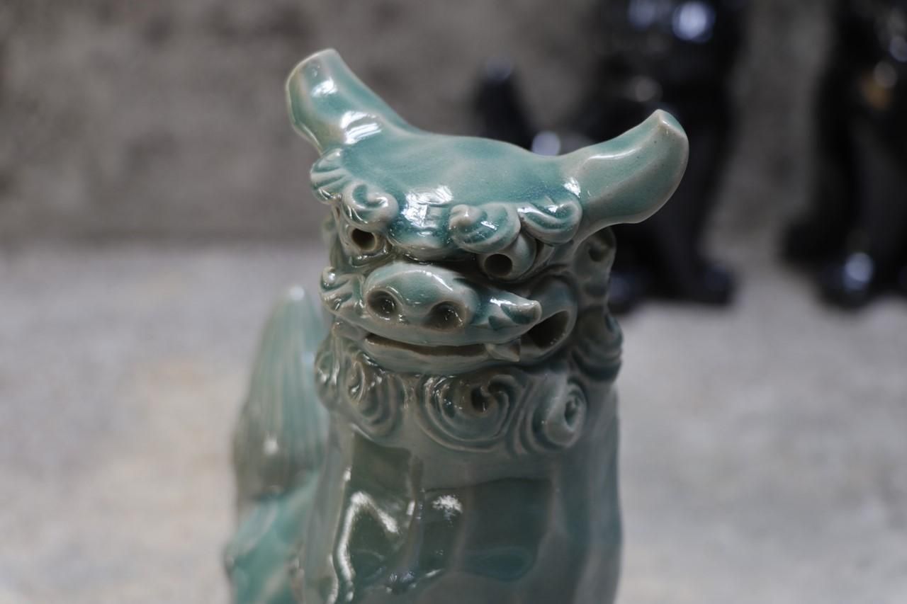獅子面取2025 | シーサー - 育陶園 やちむんの窯元｜沖縄の陶器