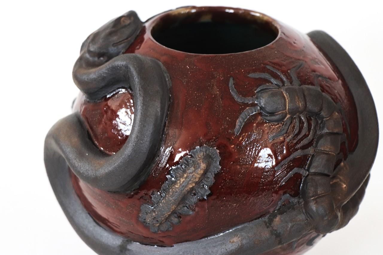 希少☆☆☆やちむん　壺 沖縄 陶栄 やちむん 壺屋焼 陶製酒器 酒器 とっくり 琉球 陶器