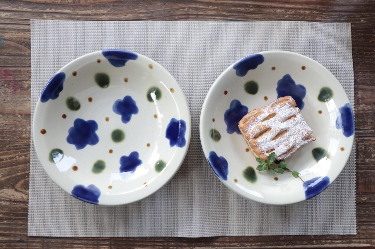 6寸皿 | オータムシリーズ - 育陶園 やちむんの窯元｜沖縄の