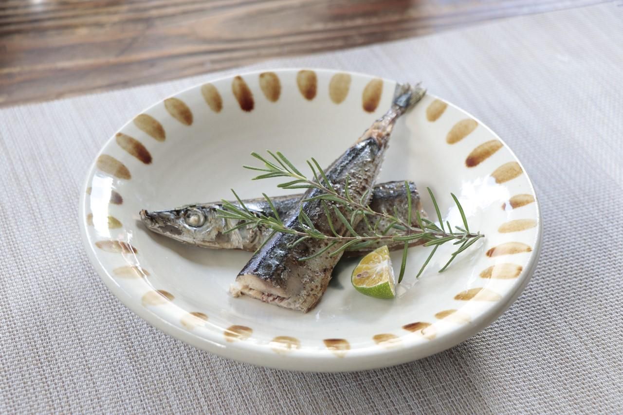 6寸皿 | オータムシリーズ - 育陶園 やちむんの窯元｜沖縄の