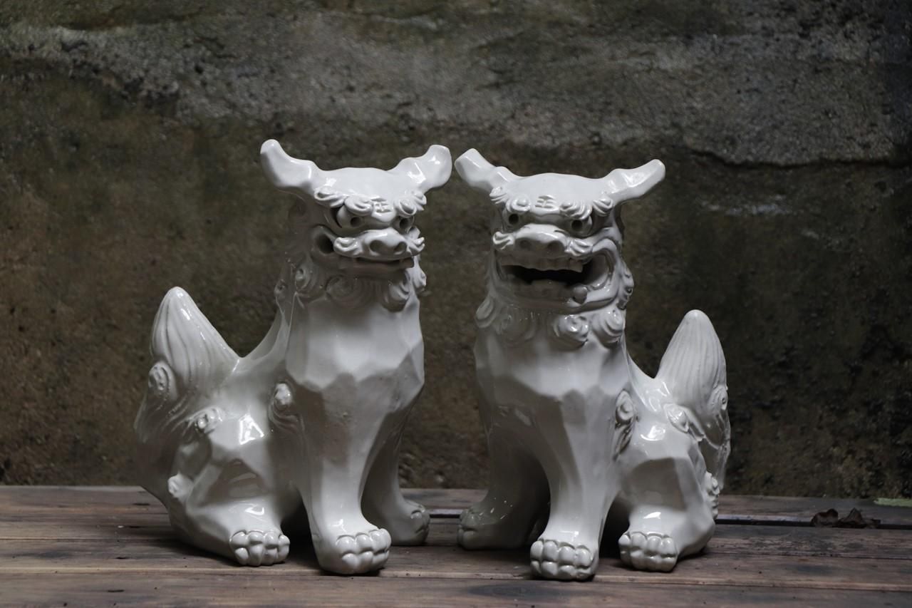 獅子面取2025 | シーサー - 育陶園 やちむんの窯元｜沖縄の陶器