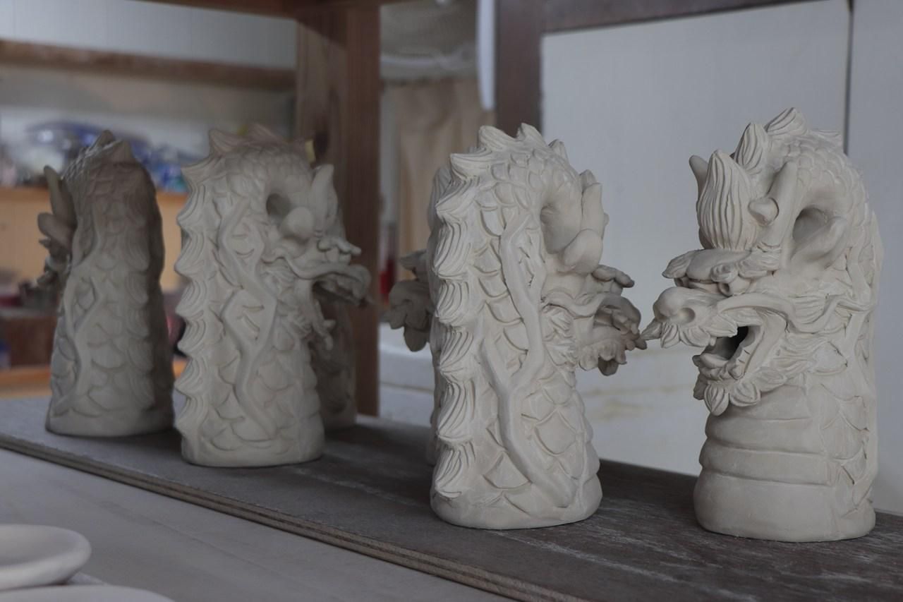 沖縄の伝統工芸 | 龍頭 - 育陶園 やちむんの窯元｜沖縄の陶器 和