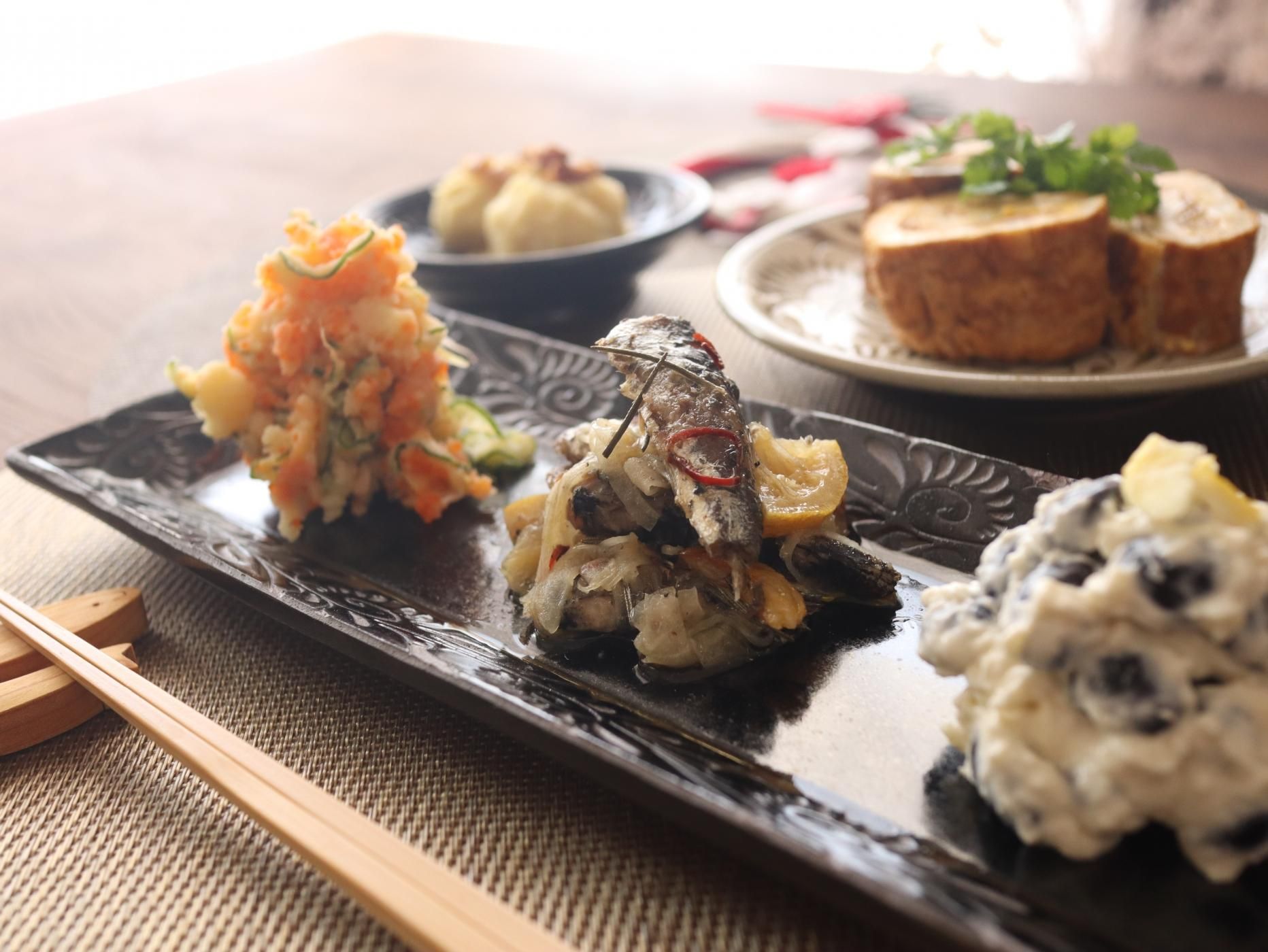 沖縄  やちむん   長方形   角皿   2点セット 新品  醤油皿3点 角皿・長方形 - 育陶園 やちむんの窯元｜沖縄の陶器 和食器など