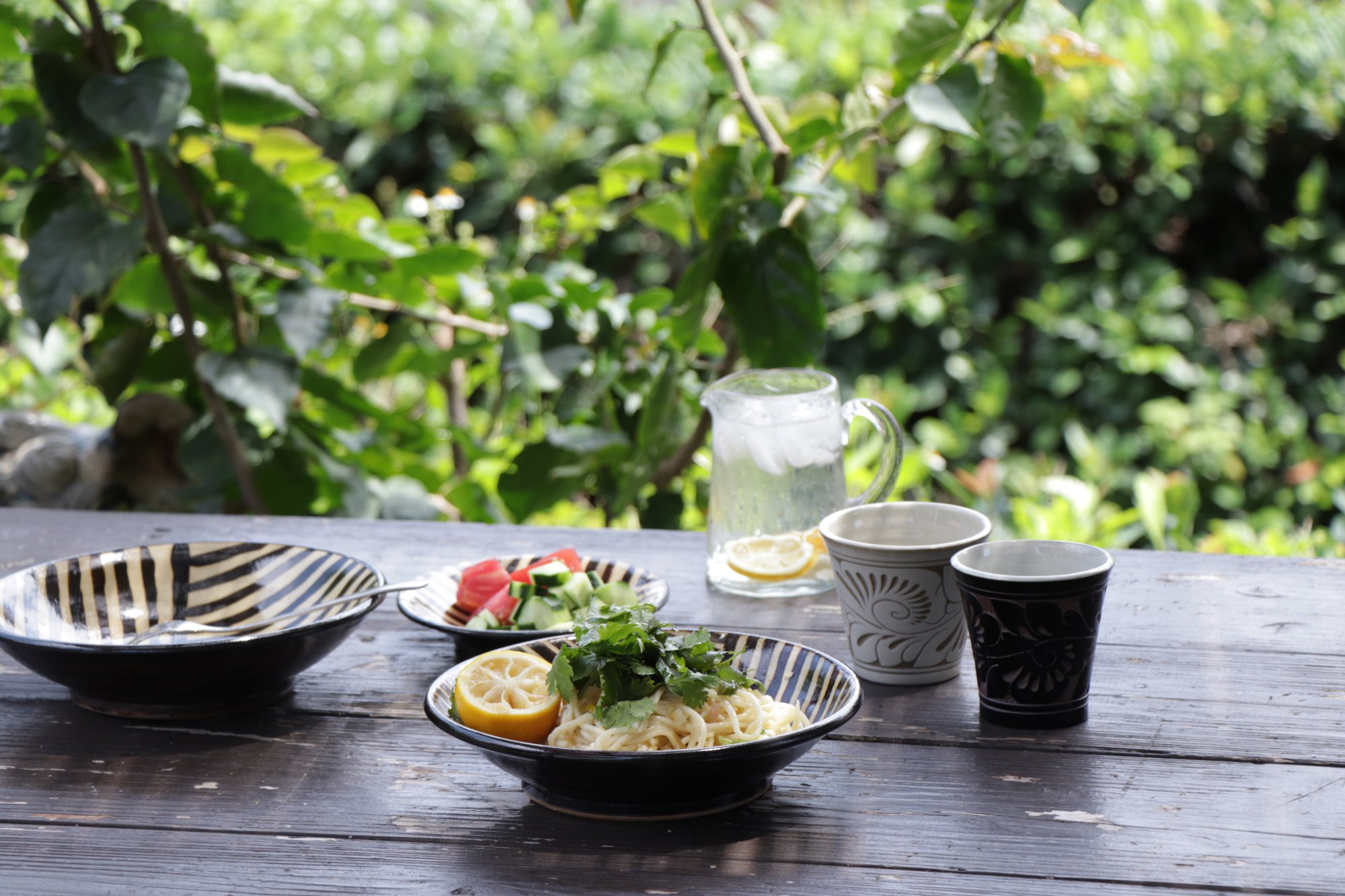 7寸皿(SEN) - 育陶園 やちむんの窯元｜沖縄の陶器 和食器などの