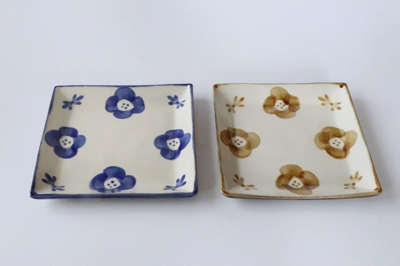 角皿・フラワー | おしゃれな食卓 - 育陶園 やちむんの窯元