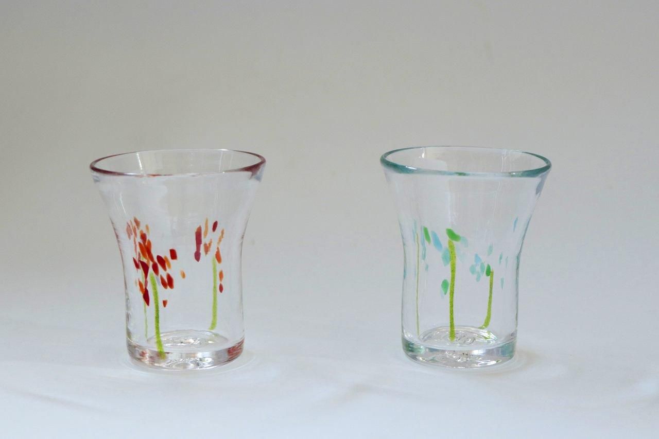 琉球ガラス 風花 グラスアート藍 - 育陶園 やちむんの窯元｜沖縄