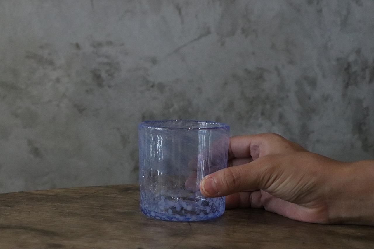 グラスアート 景色 琉球ガラス WAVE グラスアート藍 - 育陶園 やちむんの窯元｜沖縄