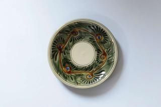 緑釉唐草 - 育陶園 やちむんの窯元｜沖縄の陶器 和食器などの