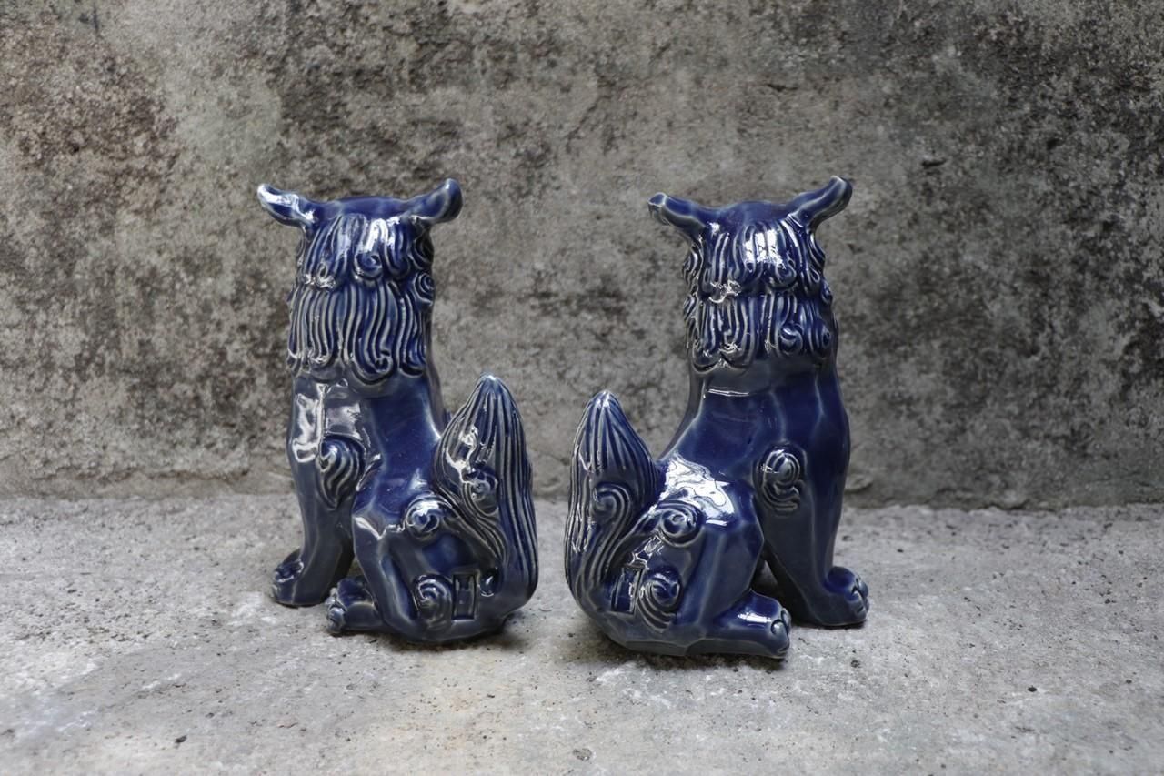 獅子面取2025 | シーサー - 育陶園 やちむんの窯元｜沖縄の陶器 和食器