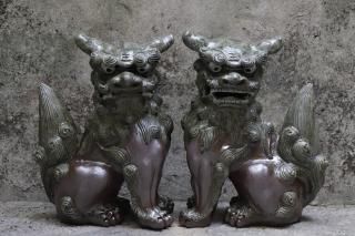 シーサー - 育陶園 やちむんの窯元｜沖縄の陶器 和食器などの