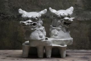 シーサー - 育陶園 やちむんの窯元|沖縄の陶器 和食器などの シーサー - 育陶園 やちむんの窯元|沖縄の陶器 和食器などの