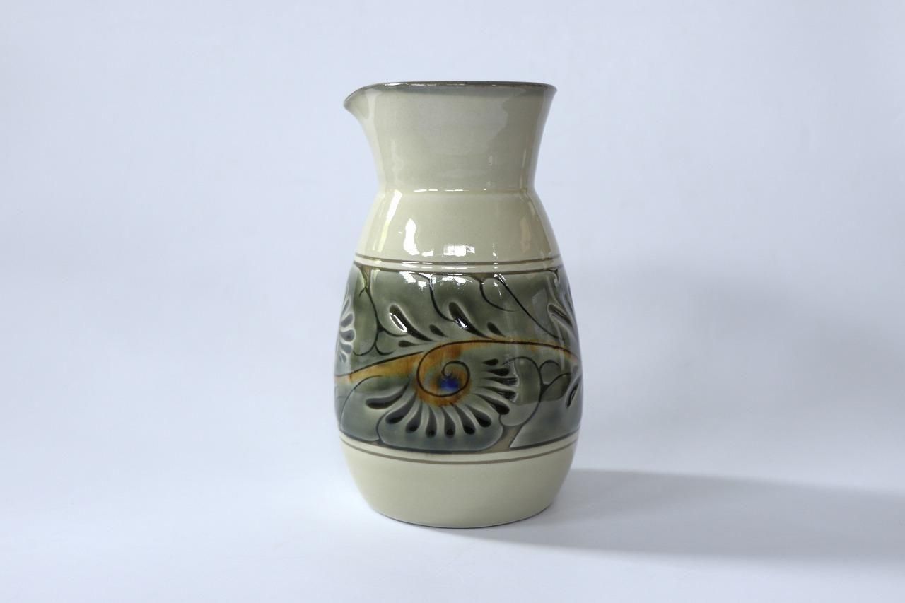 水差し■緑釉水注 水瓶 花唐草 中国 お茶道具 古玩 唐物 時代物 骨董品■ 水差し□緑釉水注 水瓶 花唐草 中国 お茶道具 古玩 唐物 時代物 骨董
