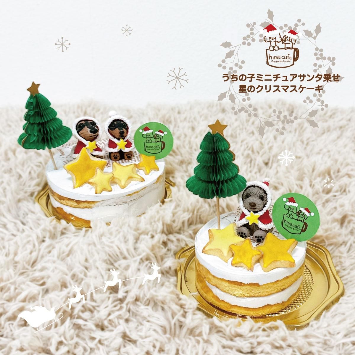 星のクリスマスケーキ