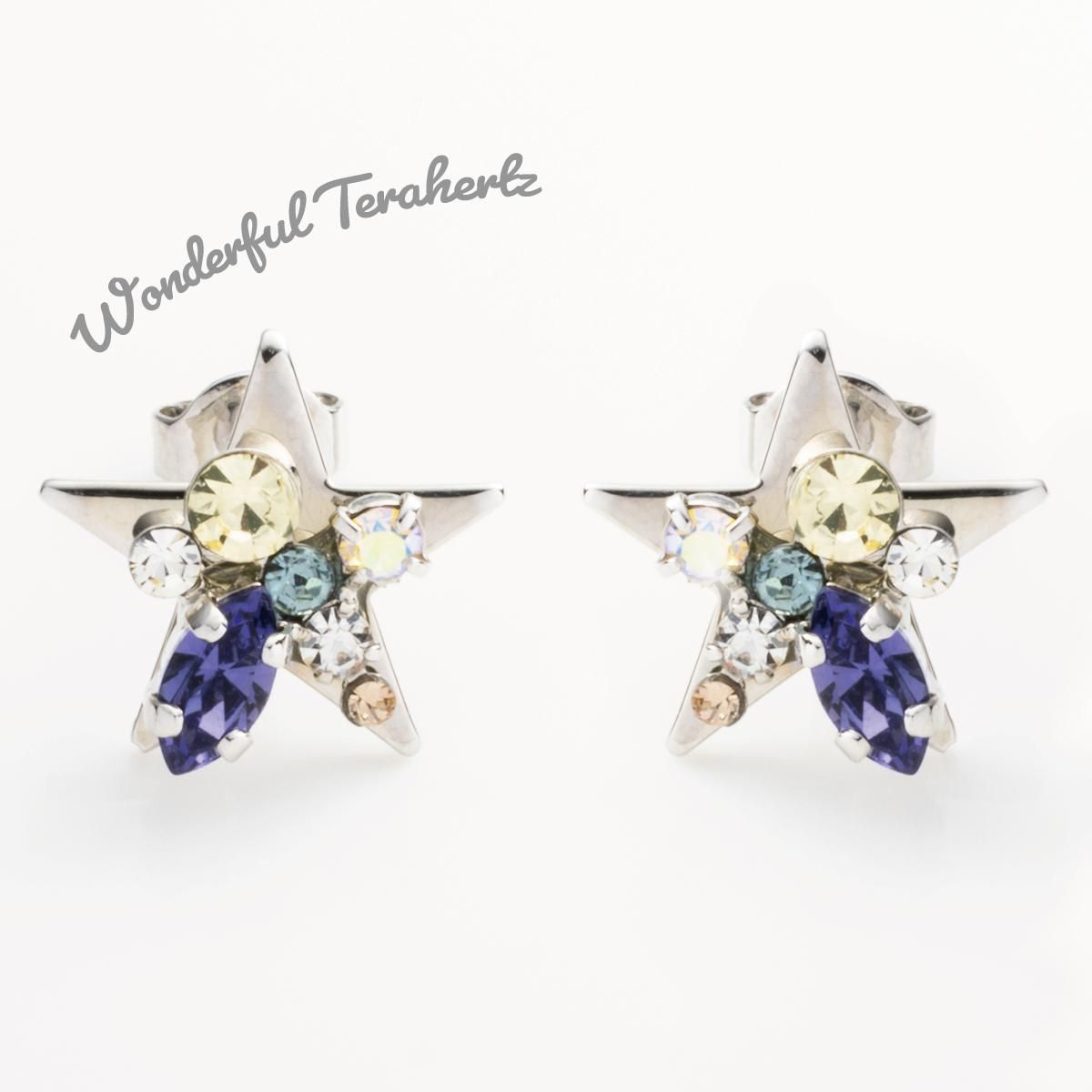 ワンダフルテラヘルツビジューピアス