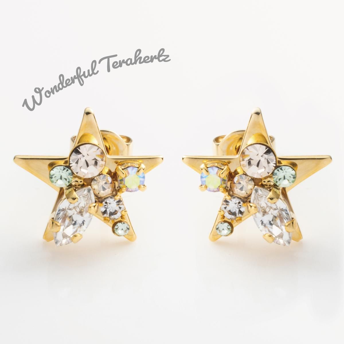 ワンダフルテラヘルツビジューピアス