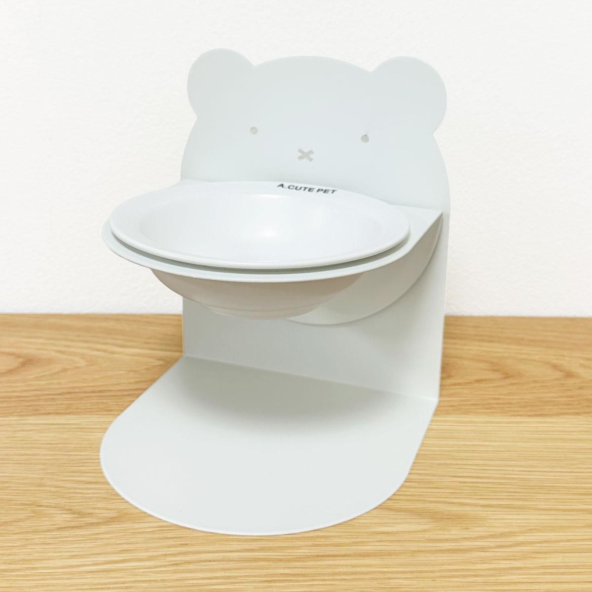 しろくまフードボウルスタンドset