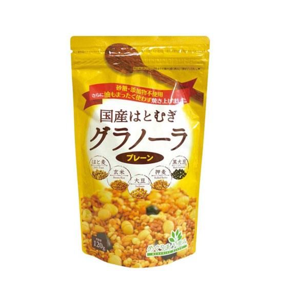Amazon.co.jp: 国産はとむぎグラノーラ（プレーン） 250g 5個