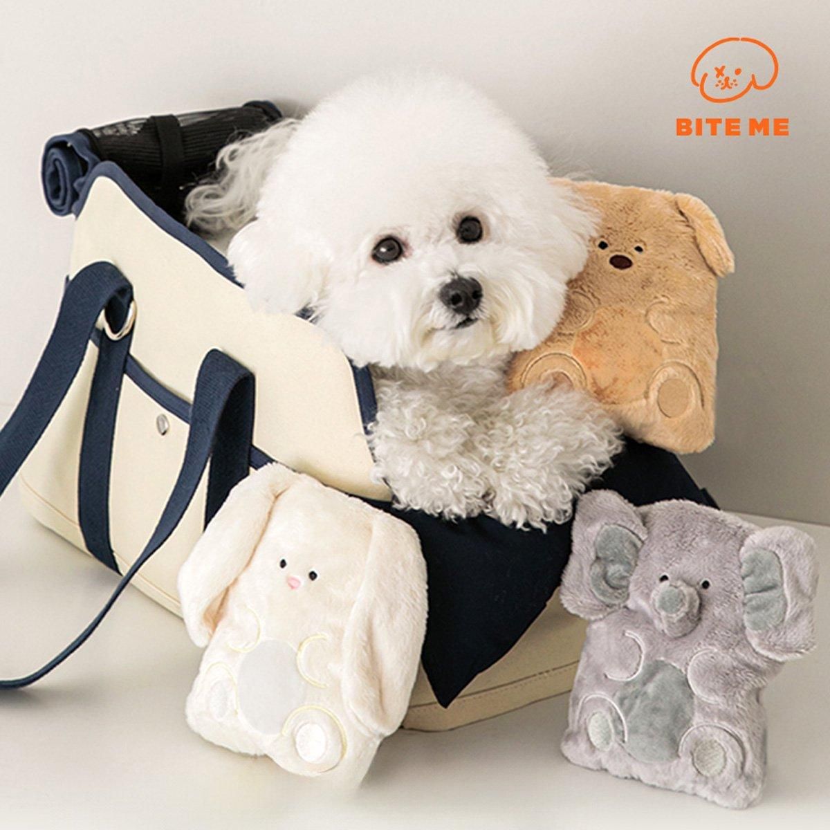 愛着ぬいぐるみマルチポーチ／BITE ME｜わんこん家ひまカフェ