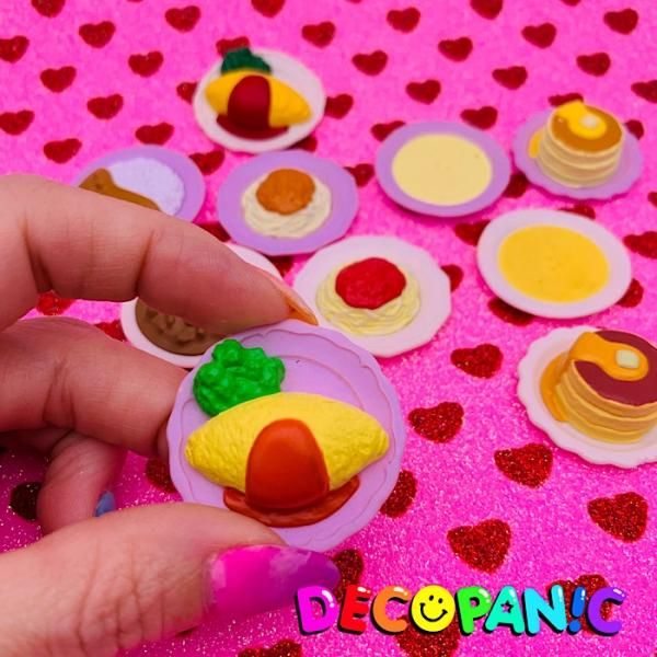 A1006 ランチパーツ デコパーツ スパゲッティのソース色は赤と茶色がありますが選べません Decopanic A1006 ランチパーツ デコパーツ スパゲッティのソース色は赤と茶色がありますが選べません Decopanic