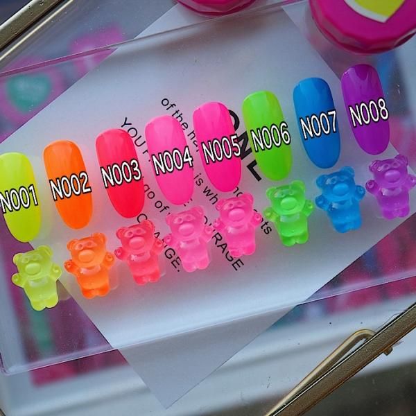 10色セット ネオンカラージェル パキッと明るいジェルネイル 10色セット ネオンカラージェル パキッと明るいジェルネイル