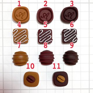 【A303】チョコレートパーツ　チョコパーツ デコパーツ　デコパニック  