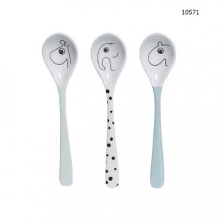 Happy dots spoon 3setblue