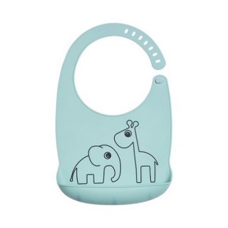 Silicone bib, Deer friendsblue