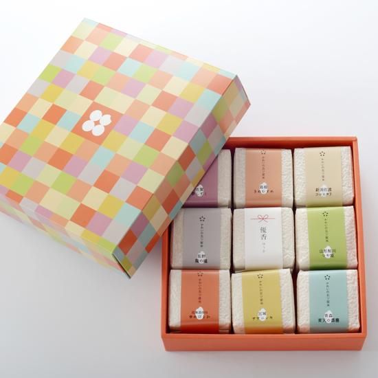 【数量限定】コラージュ素詰め合わせ120点 かわいの五ツ星米 6コ入り2セット（同一配送先） - お米だんごの