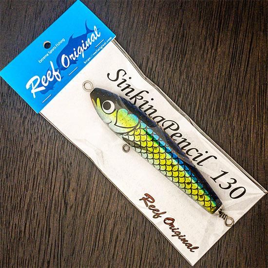 激レア ルアーレップ SABRE 130 28g シンキングペンシル ウッド 4573121796108.jpg
