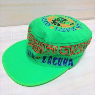 Vintage LAGUNA BEACH CAP (ネオングリーン) 