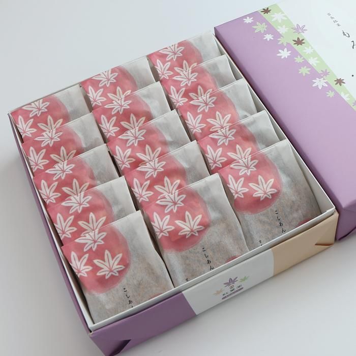 珍味入れ　紅葉型珍味入れ20個個 こしあん15個入り - 【公式】もみじまんじゅう・揚げもみじの