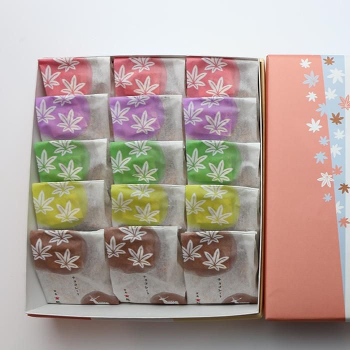 5種15個入り（こしあん・つぶあん・ほしぞら抹茶・クリーム