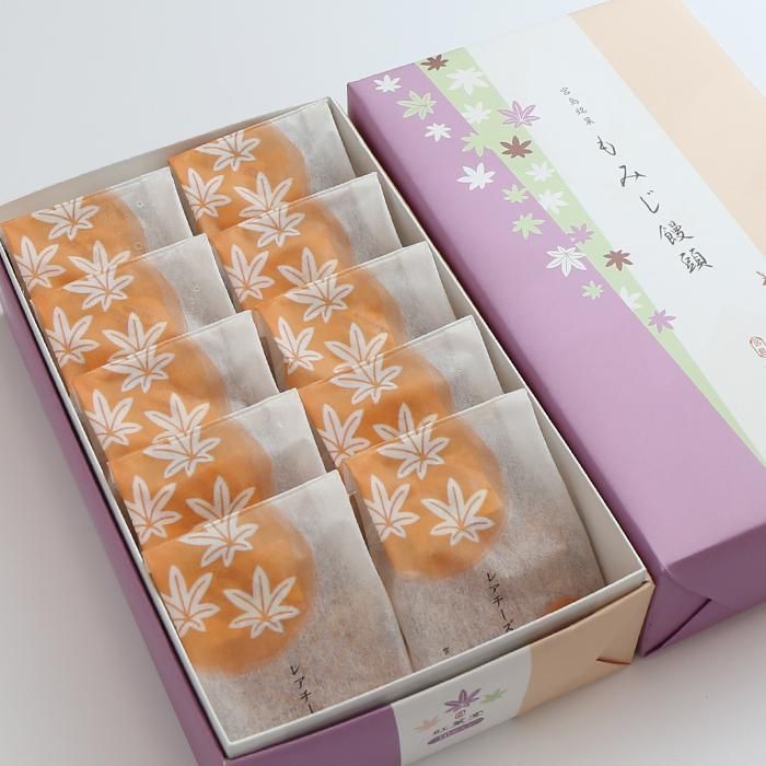 もみじ レアチーズ10個入り - 【公式】もみじまんじゅう・揚げもみじの