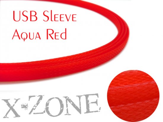 USB Sleeve - AQUA RED