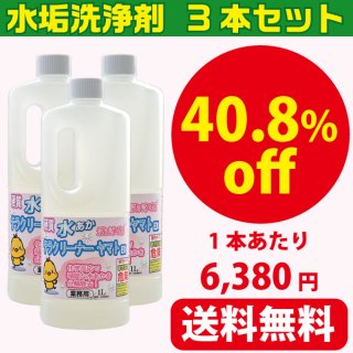 【3本セット】業務用水垢落とし洗剤テラクリーナーヤマトEX【40.8% off】